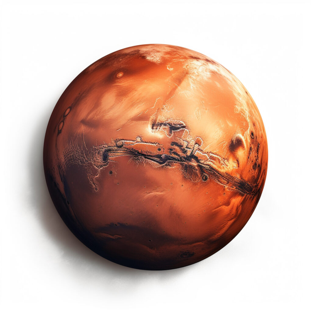 arafed image of a planet with a very large amount of water. generative ai.